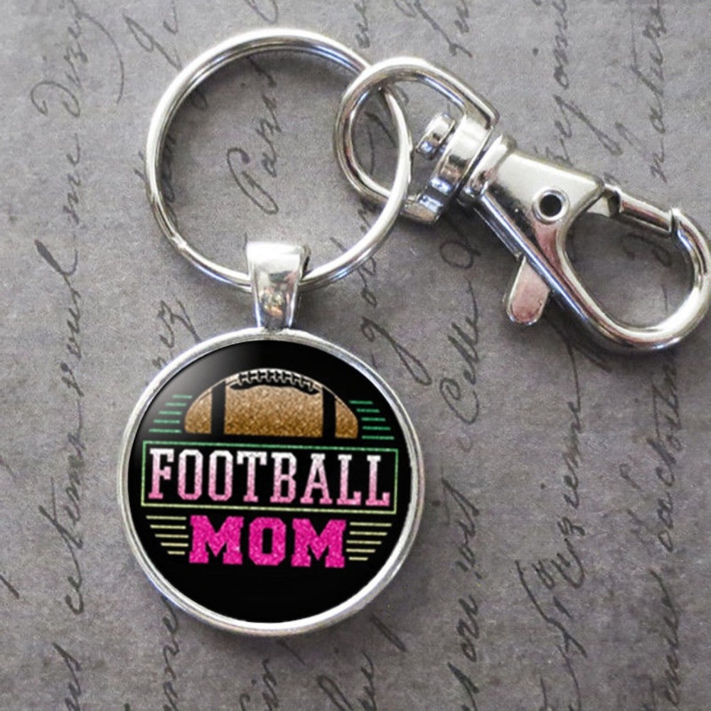 Football Mom Key chain
